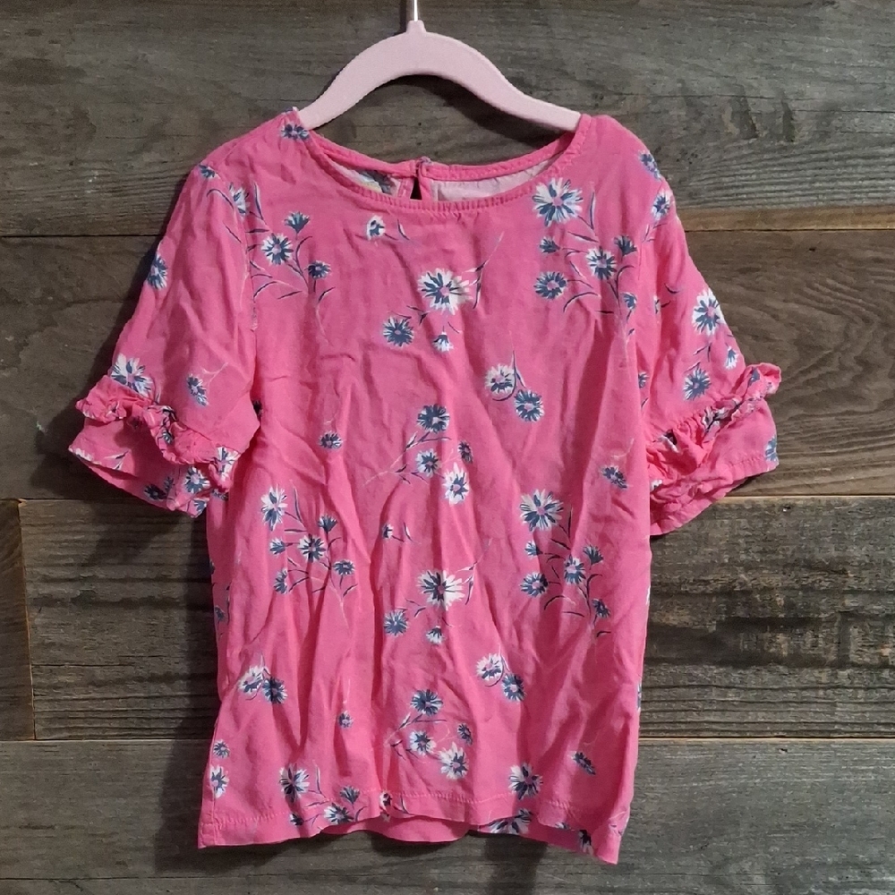 Roebuck & Co. Pink Floral Kids Top E